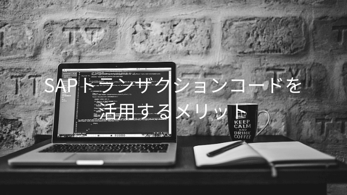 SAPトランザクションコードを活用するメリット