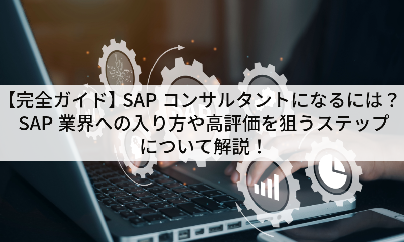 【完全ガイド】SAPコンサルタントになるには?SAP業界への入り方や高評価を狙うステップについて解説!