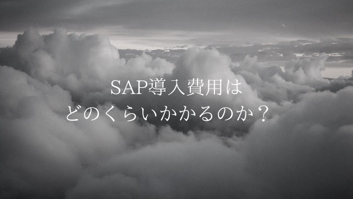 SAP導入費用はどのくらいかかるのか？