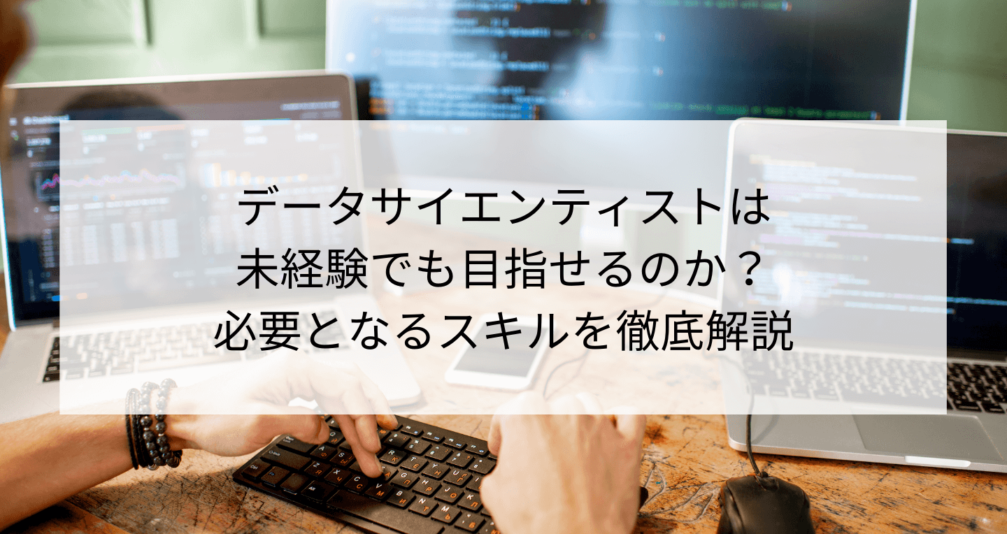 データサイエンティストは未経験でも目指せるのか 必要となるスキルを徹底解説 Contactearth For Expert