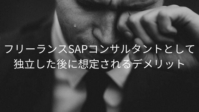 Sapコンサルタントがフリーランスとして独立すべき理由を解説しました Contactearth For Expert